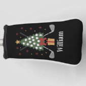 Personalized Name Golf Tree Equipment Christmas Headcover (Vorderseite)