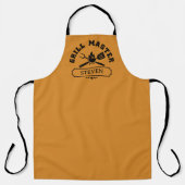 Personalized Name Grill Master Name Schürze (Vorderseite)
