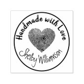 Personalized Name Handmade with Love Heart Permastempel (Design)