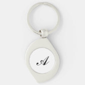 Personalized Name Initial  Schlüsselanhänger (Vorderseite)