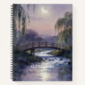 Personalized Name Journal | Reflections Notebook Notizblock (Vorderseite)