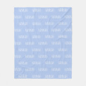 Personalized Name Kids Blanket for Girls and Boys Fleecedecke (Vorderseite)