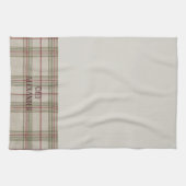 Personalized Name Kitchen Tea Towel - White Geschirrtuch (Horizontal)
