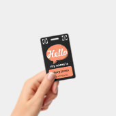 Personalized Name Lanyard | Custom Business Event  Ausweis (Handheld)