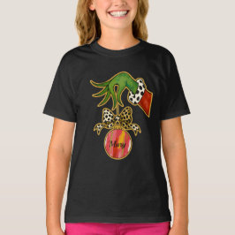 personalized Name Leopard Bow Parrot Ornament T-Shirt