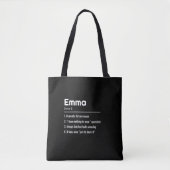 Personalized Name Meaning Tasche (Vorderseite)