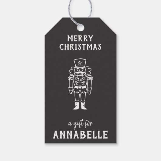 Personalized Name Merry Christmas Prince Geschenkanhänger (Vorderseite)