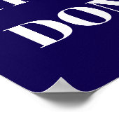 PERSONALIZED NAME MODERN MINIMAL GET THINGS DONE  POSTER (Ecke)