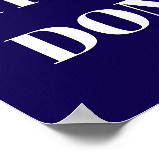 PERSONALIZED NAME MODERN MINIMAL GET THINGS DONE  POSTER (Ecke)