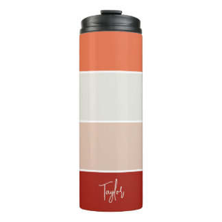 Personalized Name Modern Simple And Trendy Thermosbecher
