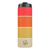 Personalized Name Modern Simple And Trendy Thermosbecher (Vorderseite)