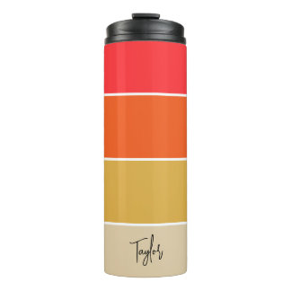 Personalized Name Modern Simple And Trendy Thermosbecher