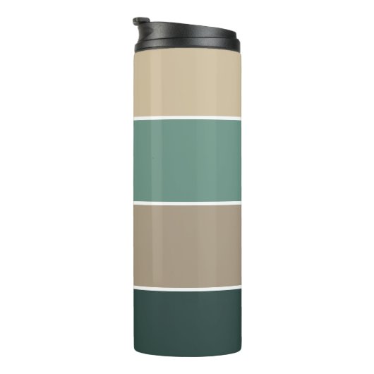 Personalized Name Modern Simple And Trendy Thermosbecher (Nach rechts gedreht)