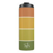 Personalized Name Modern Simple And Trendy Thermosbecher (Vorderseite)