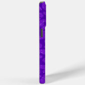 Personalized Name Modern Stylish Purple Glitter Case-Mate iPhone Hülle (Rückseite / Rechts)