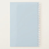 Personalized Name Monogram Planer (Rückseite)