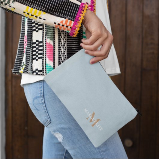 Personalized Name Monogram Zubehörtasche