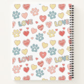 Personalized Name Notebook For Cat Lovers Notizblock (Rückseite)