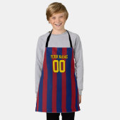 Personalized Name & Number Apron FCB Schürze (Getragen)