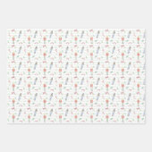 Personalized Name Nutcracker Christmas Geschenkpapier Set (Vorderseite 2)