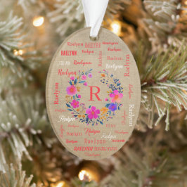 Personalized Name Ornament Add your Name