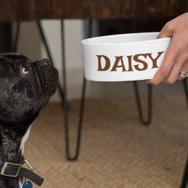 Personalized Name Pet Bowl Napf
