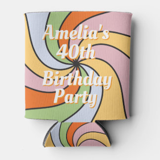 Personalized Name Photo Birthday Cooler Dosenkühler