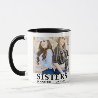Personalized Name Photo Sister  Tasse