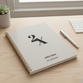 Personalized  Name Planner - Minimalist Modern  Planer