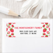 Personalized Name Red Strawberry Return Address (Insitu)