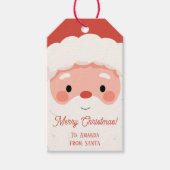 Personalized Name Santa Christmas Geschenkanhänger (Vorderseite)
