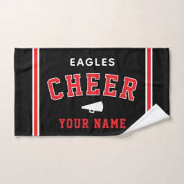 Personalized Name & School Cheer Towel, Team Gift Handtuch