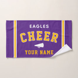 Personalized Name & School Cheer Towel, Team Gift Handtuch