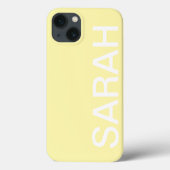 Personalized Name Simple Stylish Modern Minimal Case-Mate iPhone Hülle (Rückseite)