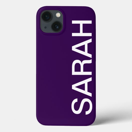 Personalized Name Simple Stylish Modern Minimal Case-Mate iPhone Hülle (Rückseite)