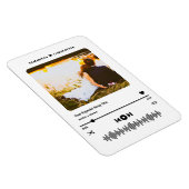 Personalized Name Special Song Music Player Photo Magnet (Rechte Seite)