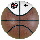 Personalized Name Stars Basketball (Rechts)