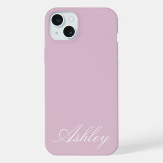 Personalized Name Stylish Modern Elegant Minimal  iPhone 15 Plus Hülle