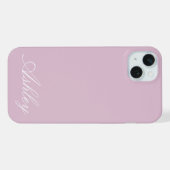 Personalized Name Stylish Modern Elegant Minimal  iPhone Hülle (Rückseite (Horizontal))