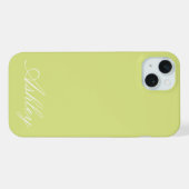 Personalized Name Stylish Modern Elegant Minimal  iPhone Hülle (Rückseite (Horizontal))