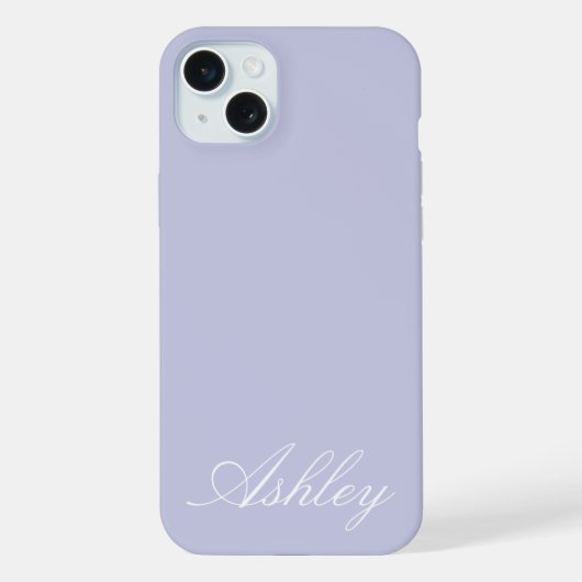 Personalized Name Stylish Modern Elegant Minimal  iPhone Hülle (Rückseite)