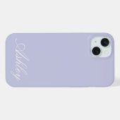 Personalized Name Stylish Modern Elegant Minimal  iPhone Hülle (Rückseite (Horizontal))