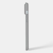 Personalized Name Stylish Modern Elegant Minimal  iPhone Hülle (Linke Seite)