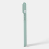 Personalized Name Stylish Modern Elegant Minimal  iPhone Hülle (Linke Seite)