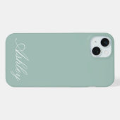 Personalized Name Stylish Modern Elegant Minimal  iPhone Hülle (Rückseite (Horizontal))