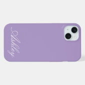 Personalized Name Stylish Modern Elegant Minimal  iPhone Hülle (Rückseite (Horizontal))