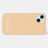 Personalized Name Stylish Modern Elegant Minimal  iPhone Hülle (Rückseite (Horizontal))