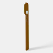 Personalized Name Stylish Modern Elegant Minimal  iPhone Hülle (Linke Seite)