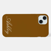 Personalized Name Stylish Modern Elegant Minimal  iPhone Hülle (Rückseite (Horizontal))