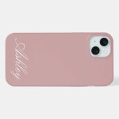 Personalized Name Stylish Modern Elegant Minimal  iPhone Hülle (Rückseite (Horizontal))